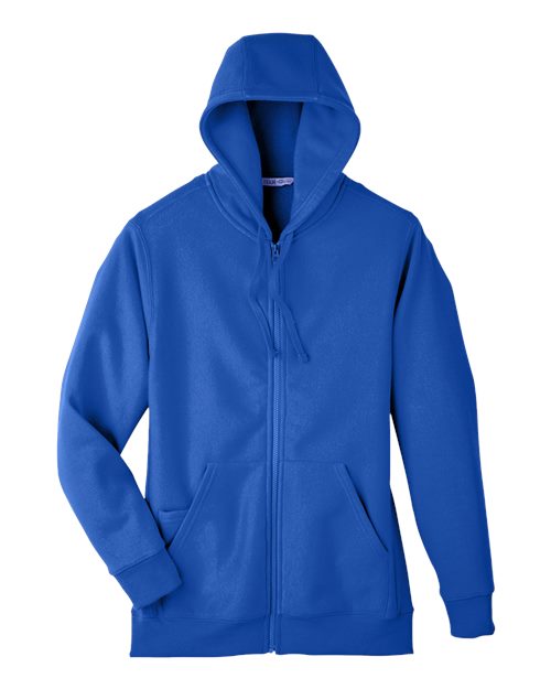 Customized Team 365 Zone HydroSport™ Heavyweight Full-Zip Hooded Sweatshirt TT95