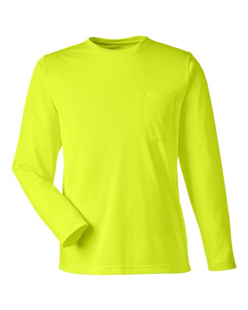 Customized Harriton Charge Snag and Soil Protect Long Sleeve T-Shirt M118L