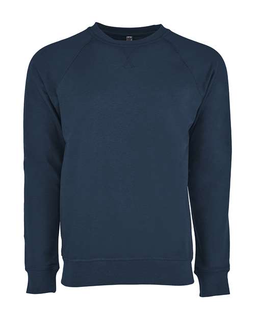 Customized Next Level Laguna Raglan Crewneck Sweatshirt 9000