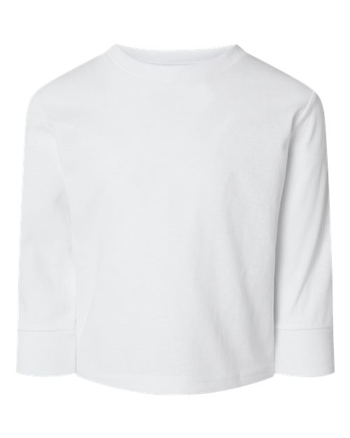 Customized Toddler Rabbit Skins Cotton Jersey Long Sleeve Tee 3311