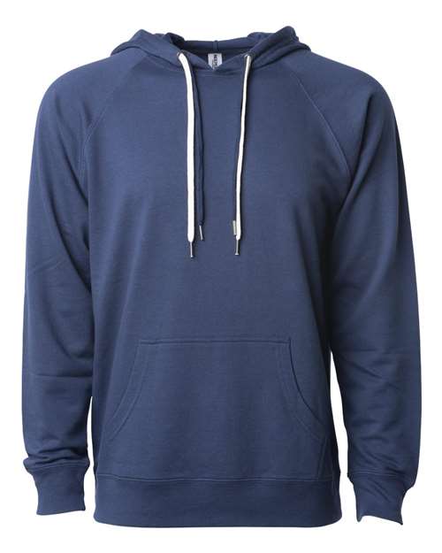 Customized Independent Trading Co. Icon Lightweight Loopback Terry Hooded Sweatshirt SS1000