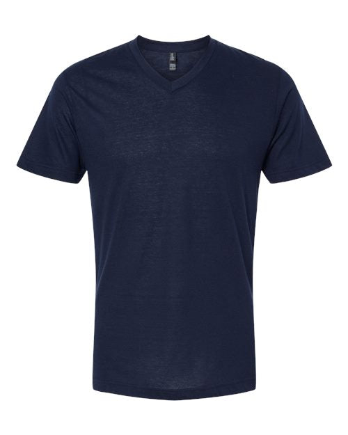 Customized M&O Deluxe Blend V-Neck T-Shirt 3543