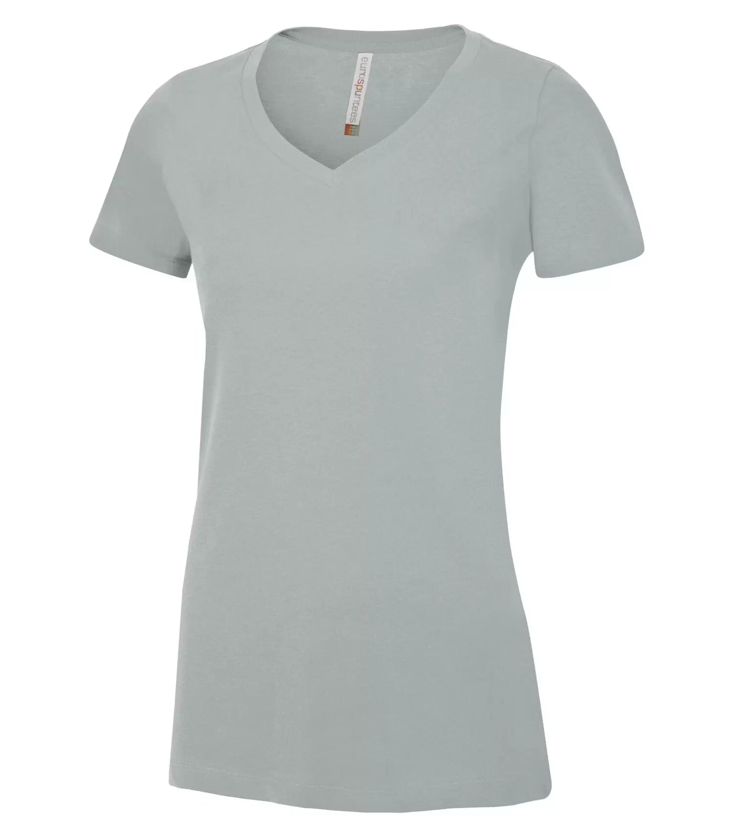Customized Ladies ATC™ Eurospun® Ring Spun V-Neck Tee 8001L