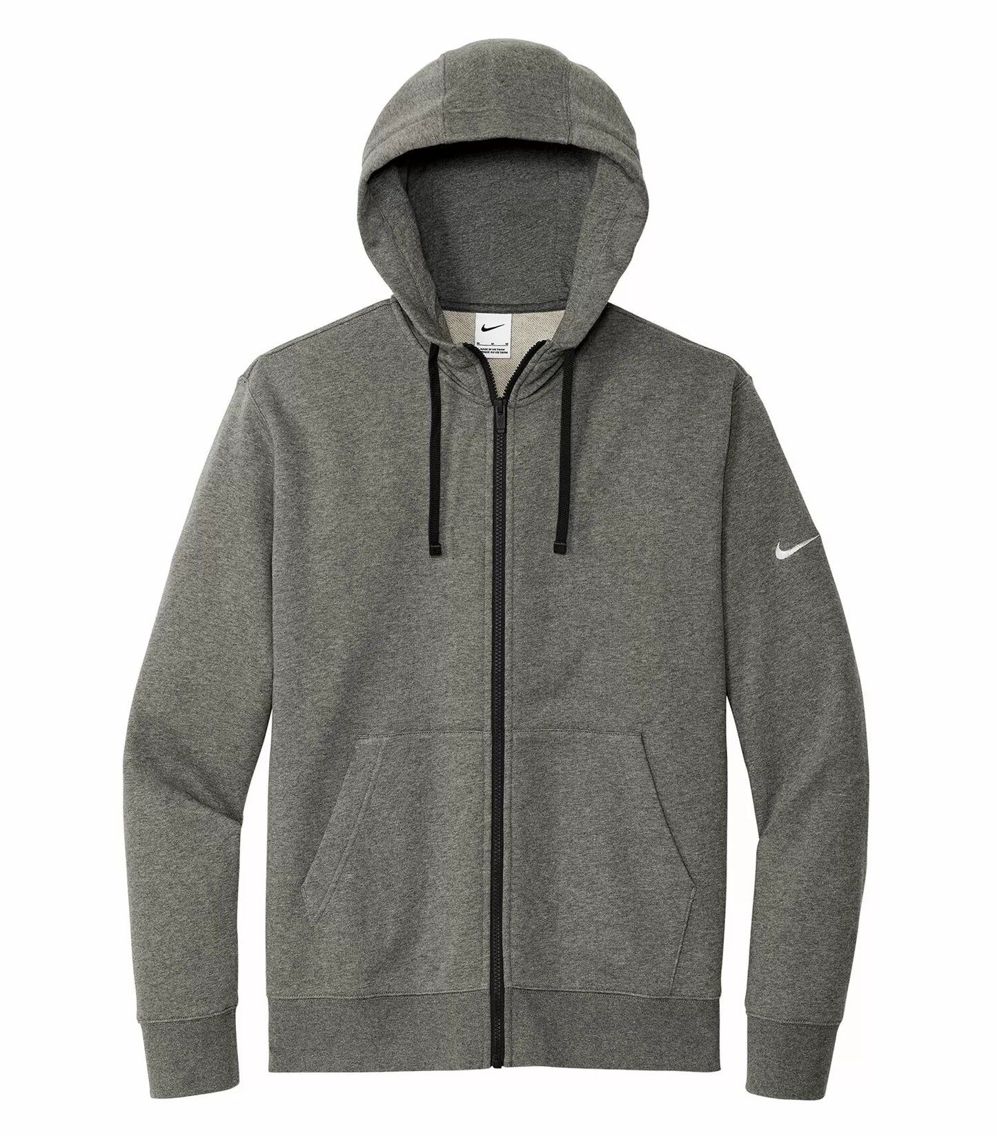 Customized NIKE Club Fleece Sleeve Swoosh Full Zip Hoodie DR1513