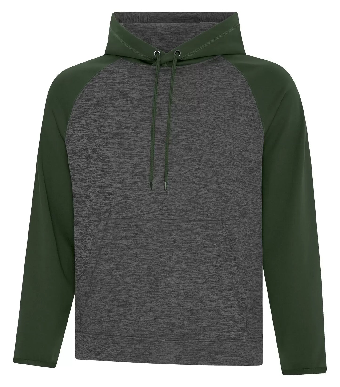 Customized Youth ATC™ Dynamic Heather Fleece Two Tone Hooded Sweatshirt Y2047