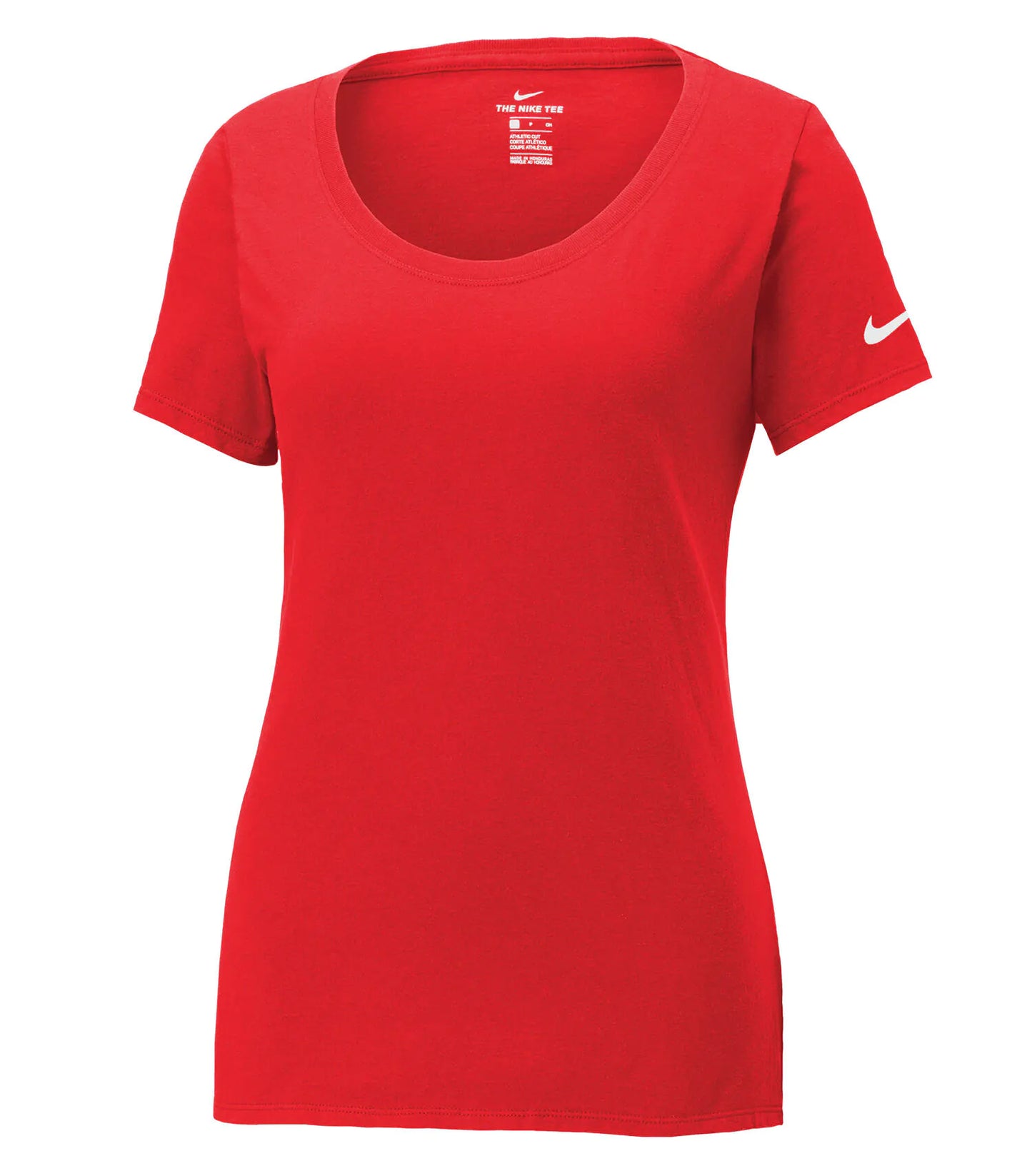 Customized Ladies Nike Dri-Fit Cotton/Poly Scoop Neck Tee 5234