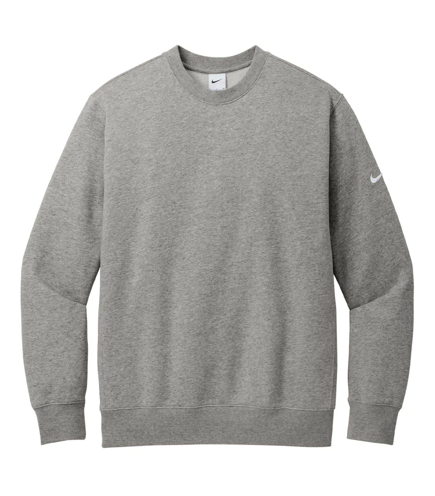 Customized Nike Club Fleece Sleeve Swoosh Crew NKFD9863