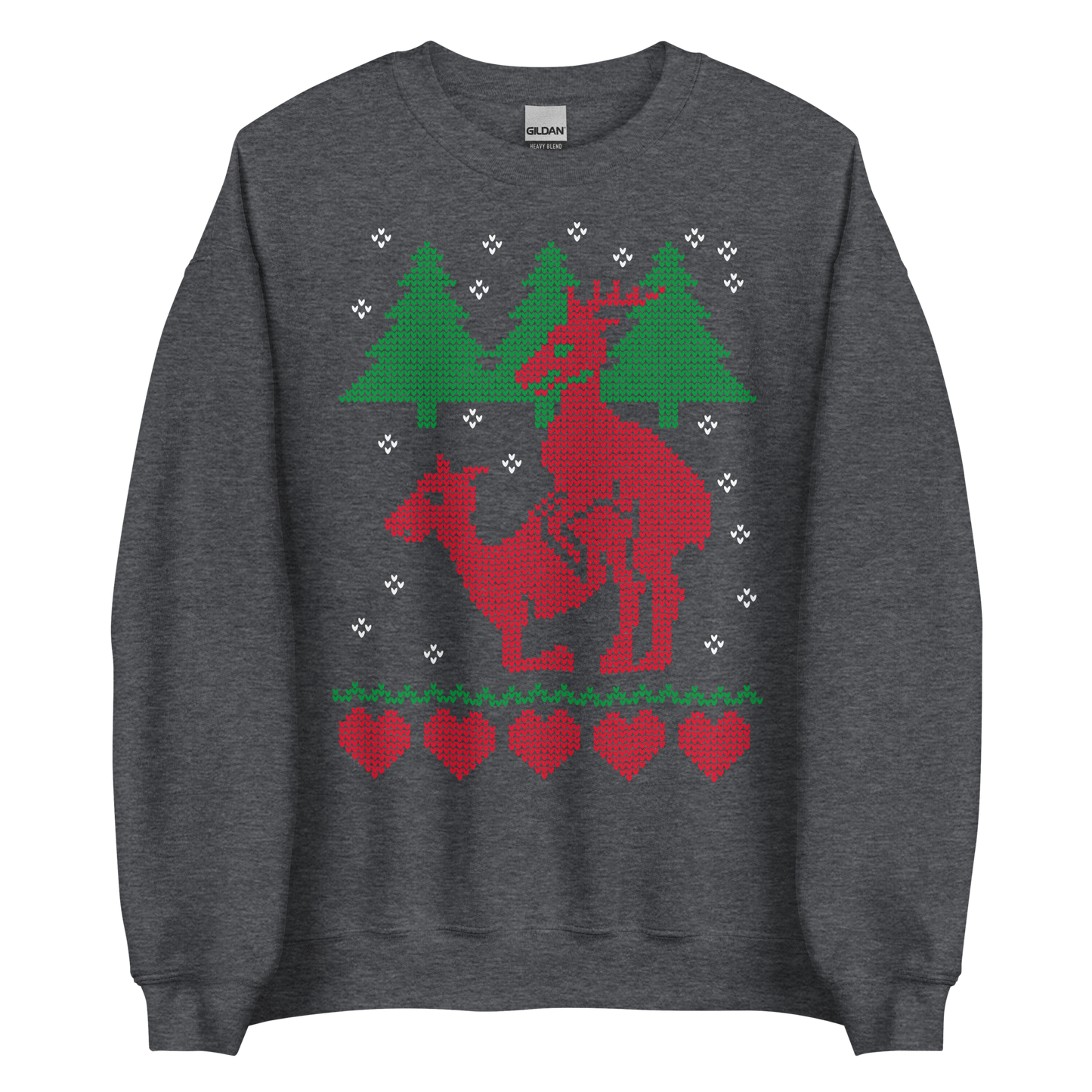 "Ugly Christmas Sweater" Deer Love