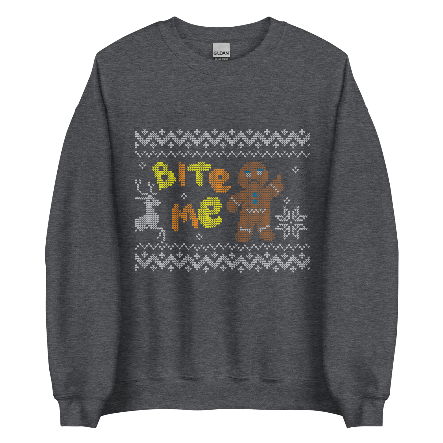 "Ugly Christmas Sweater" Bite Me