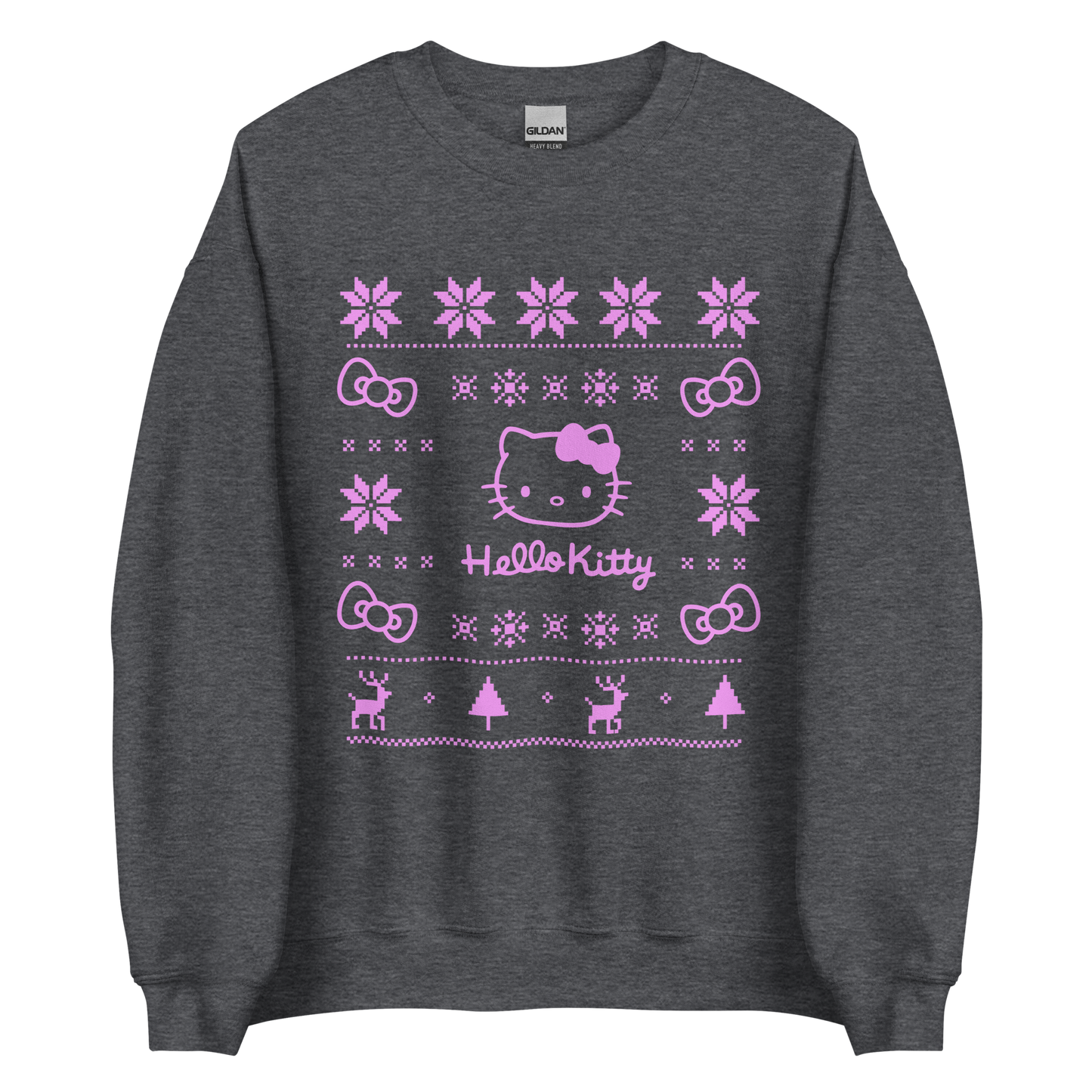 "Ugly Christmas Sweater" Hello Kitty