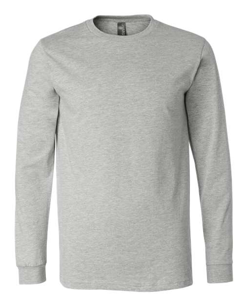 Customized BELLA + CANVAS Heather CVC Long Sleeve Tee 3501CVC