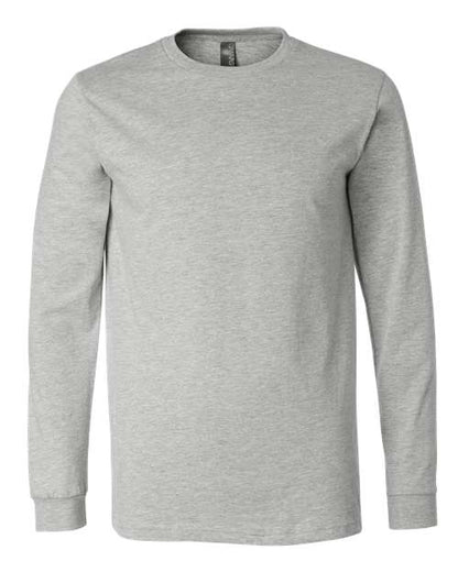 Customized BELLA + CANVAS Heather CVC Long Sleeve Tee 3501CVC