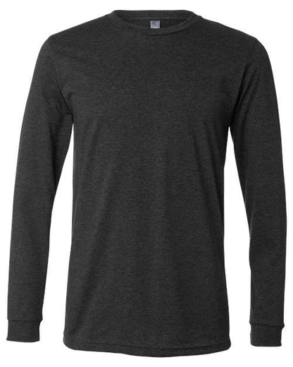 Customized BELLA + CANVAS Heather CVC Long Sleeve Tee 3501CVC