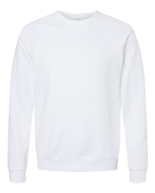 Customized BELLA + CANVAS Sponge Fleece Raglan Crewneck Sweatshirt 3901