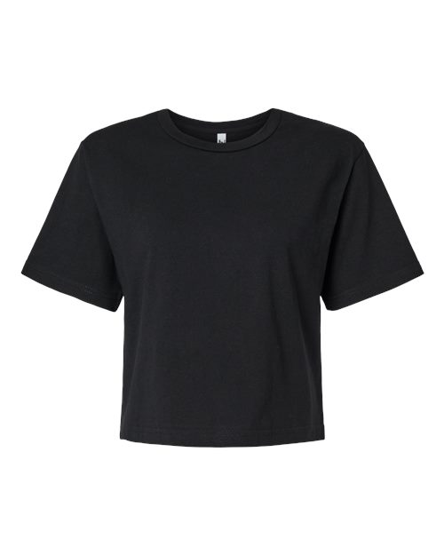 Customized Ladies American Apparel Fine Jersey Boxy Tee 102