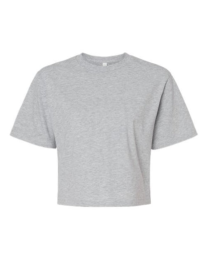 Customized Ladies American Apparel Fine Jersey Boxy Tee 102