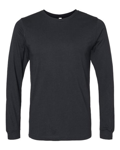Customized BELLA + CANVAS Heather CVC Long Sleeve Tee 3501CVC