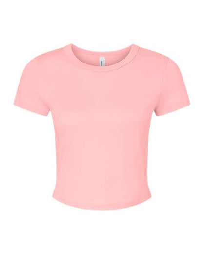 Customized Ladies BELLA + CANVAS Micro Rib Baby Tee 1010