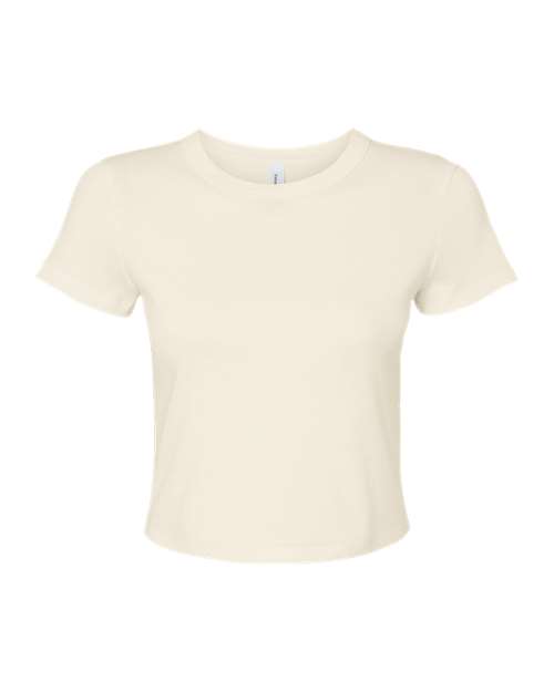 Customized Ladies BELLA + CANVAS Micro Rib Baby Tee 1010