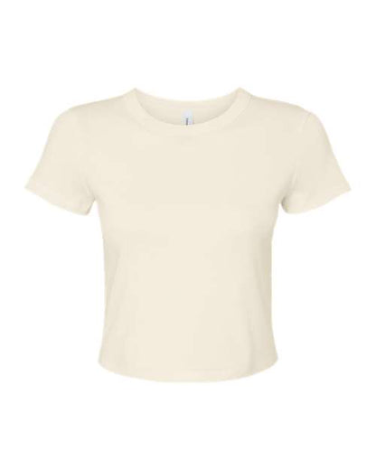 Customized Ladies BELLA + CANVAS Micro Rib Baby Tee 1010
