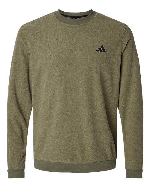 Customized Adidas® Terry Loop Crewneck Sweatshirt A586
