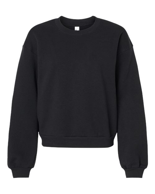 Customized Ladies American Apparel ReFlex Fleece Crewneck Sweatshirt RF494
