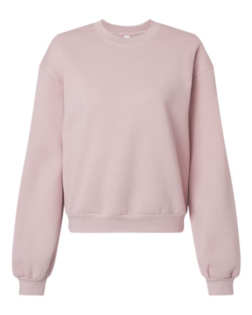 Customized Ladies American Apparel ReFlex Fleece Crewneck Sweatshirt RF494