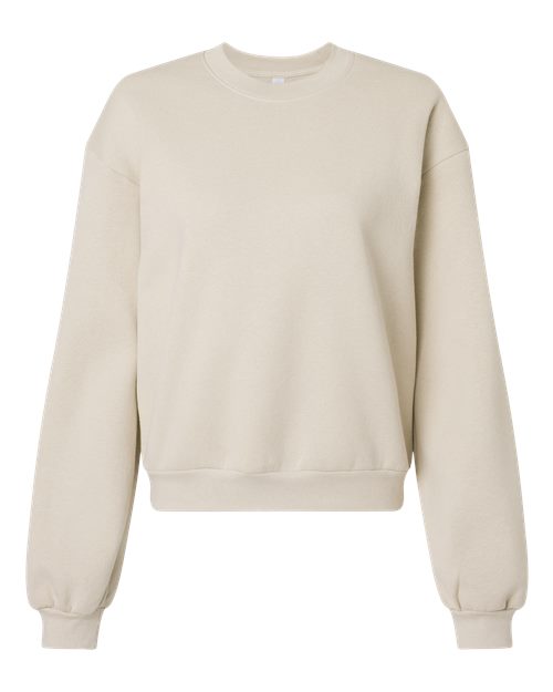 Customized Ladies American Apparel ReFlex Fleece Crewneck Sweatshirt RF494