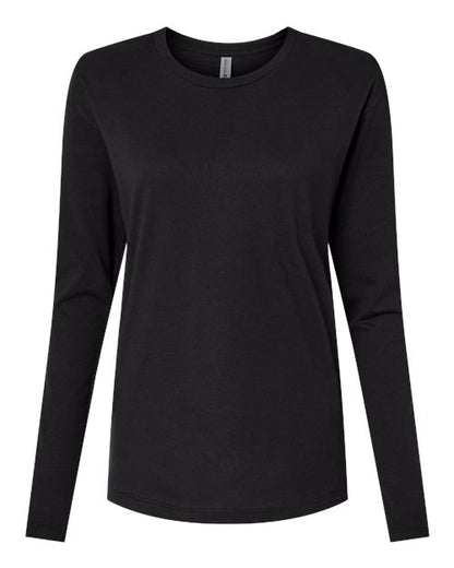 Customized Ladies Next Level Cotton Relaxed Long Sleeve T-Shirt 3911