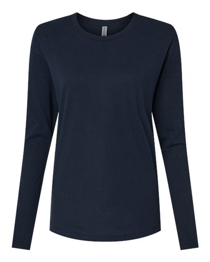 Customized Ladies Next Level Cotton Relaxed Long Sleeve T-Shirt 3911