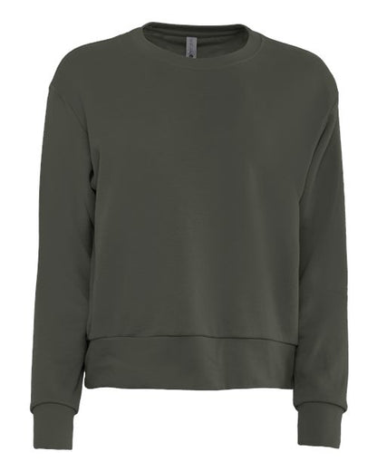 Customized Ladies Next Level Laguna Sueded Crewneck Sweatshirt 9084