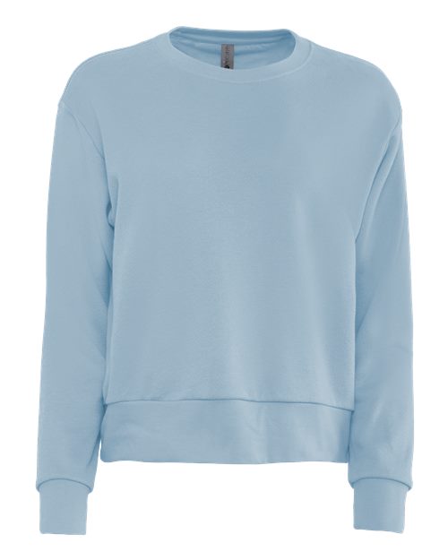 Customized Ladies Next Level Laguna Sueded Crewneck Sweatshirt 9084