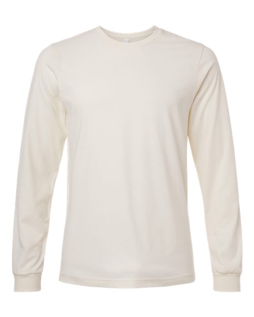 Customized BELLA + CANVAS Heather CVC Long Sleeve Tee 3501CVC