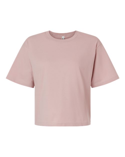 Customized Ladies American Apparel Fine Jersey Boxy Tee 102