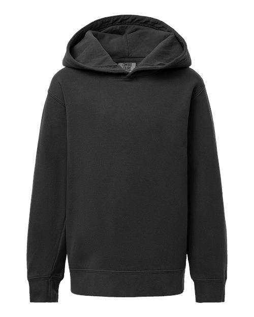 Customized Youth Comfort Colors® Garment-Dyed Lightweight Fleece Hooded Sweatshirt 1467Y