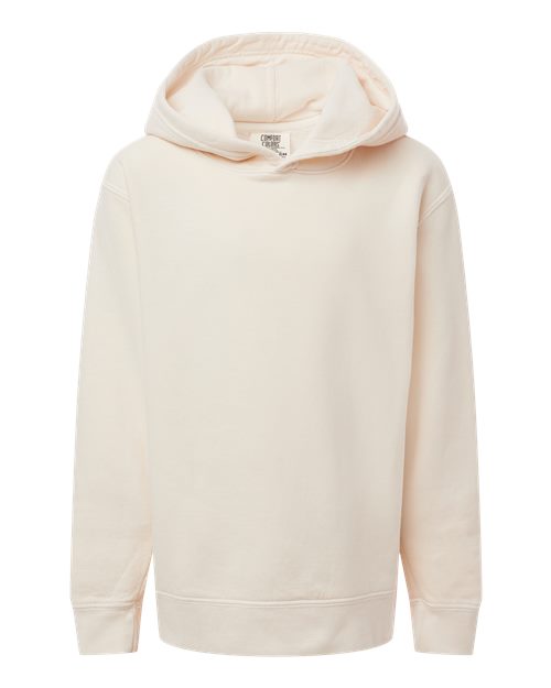 Customized Youth Comfort Colors® Garment-Dyed Lightweight Fleece Hooded Sweatshirt 1467Y