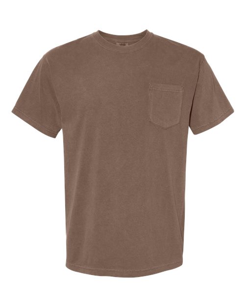 Customized Comfort Colors Garment-Dyed Heavyweight Pocket T-Shirt 6030