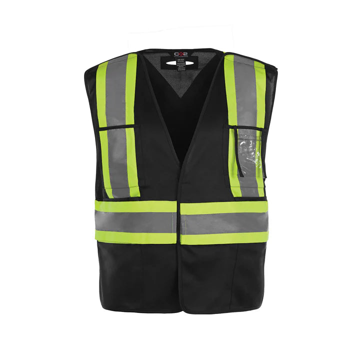 Customized CX2 Hi-Vis Protector - Tricot Hi-Vis 5 Point Tear Away Vest - One Size