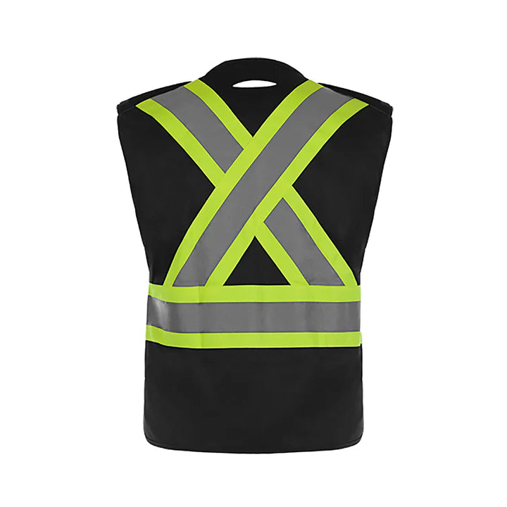 Customized CX2 Hi-Vis Protector - Tricot Hi-Vis 5 Point Tear Away Vest - One Size