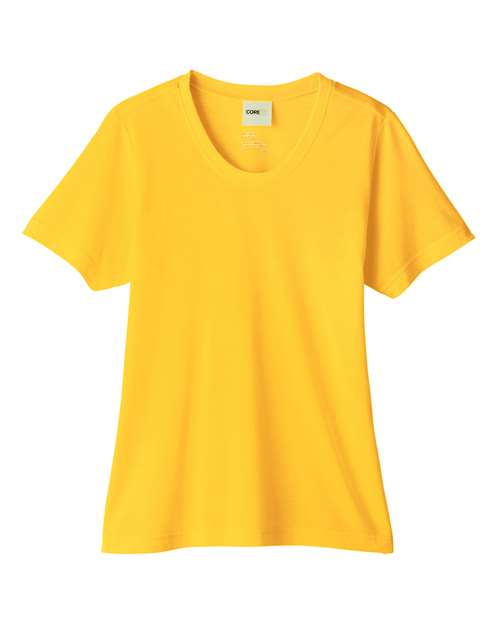 Customized Ladies CORE365 Fusion ChromaSoft™ Performance T-Shirt CE111W