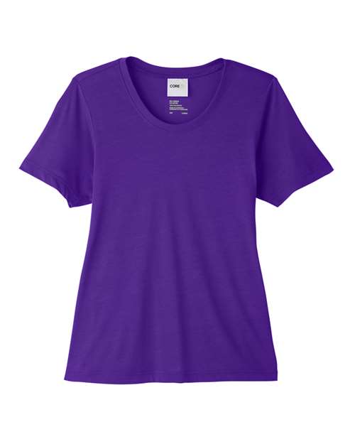 Customized Ladies CORE365 Fusion ChromaSoft™ Performance T-Shirt CE111W