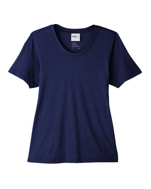 Customized Ladies CORE365 Fusion ChromaSoft™ Performance T-Shirt CE111W