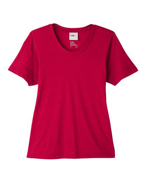 Customized Ladies CORE365 Fusion ChromaSoft™ Performance T-Shirt CE111W