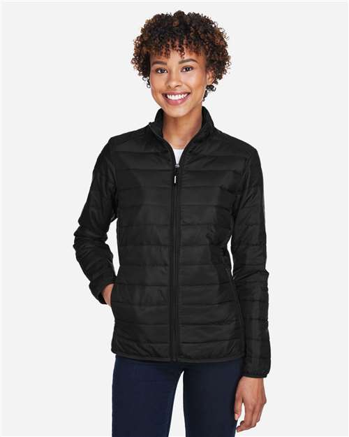 Customized CORE365 Ladies Prevail Packable Puffer Jacket CE700W