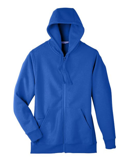 Customized Team 365 Zone HydroSport™ Heavyweight Full-Zip Hooded Sweatshirt TT95
