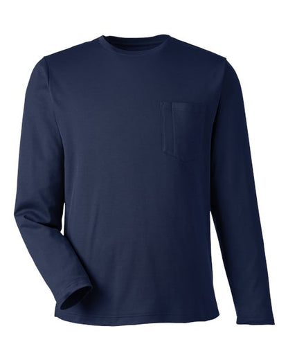 Customized Harriton Charge Snag and Soil Protect Long Sleeve T-Shirt M118L