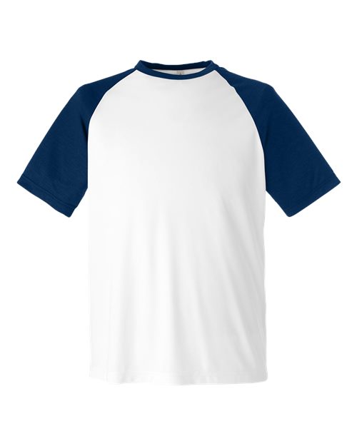 Customized Team 365 Zone Colorblock Raglan T-Shirt TT62
