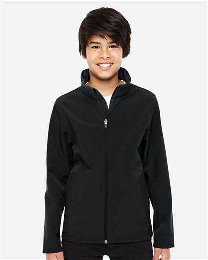Customized Team 365 Youth Leader Soft Shell Jacket TT80Y