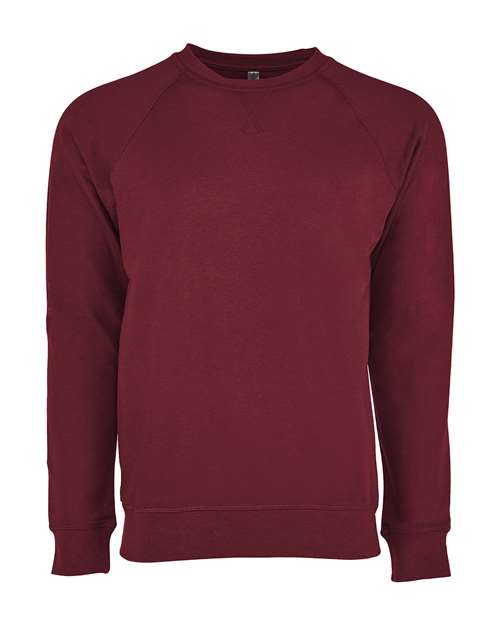 Customized Next Level Laguna Raglan Crewneck Sweatshirt 9000