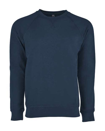Customized Next Level Laguna Raglan Crewneck Sweatshirt 9000